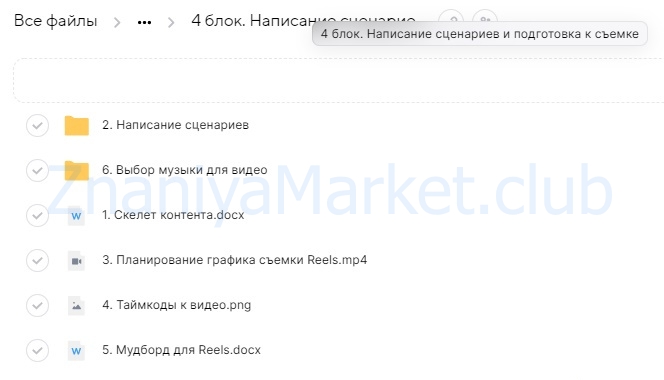 Reels bootcamp 2.0. Тариф Все про Reels + разборы (Александра Панкратова) скрин на облаке, фото 2 из 2.